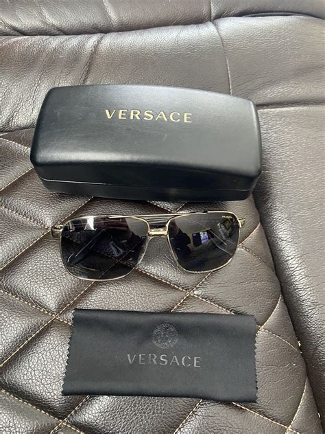 versace 2174 gold|Versace Polarized Sunglasses, VE2174 .